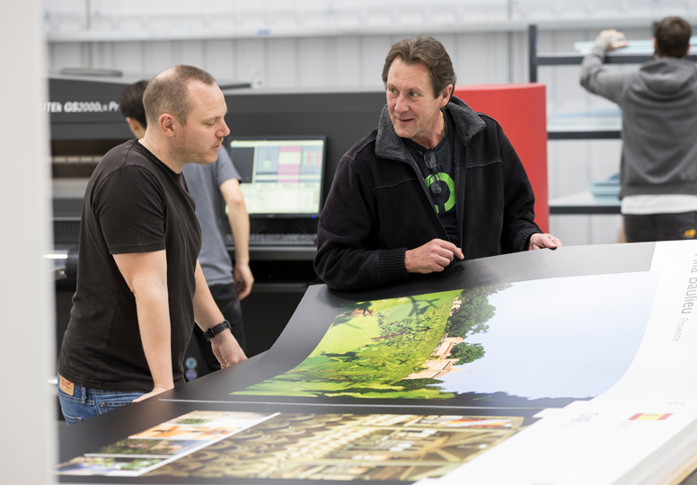 Large format print and display consultancy and advice London