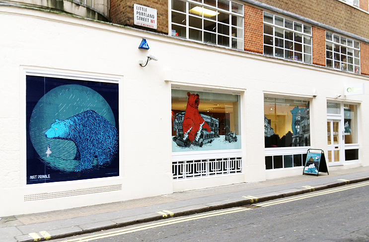 Matt Pringle window illustrations