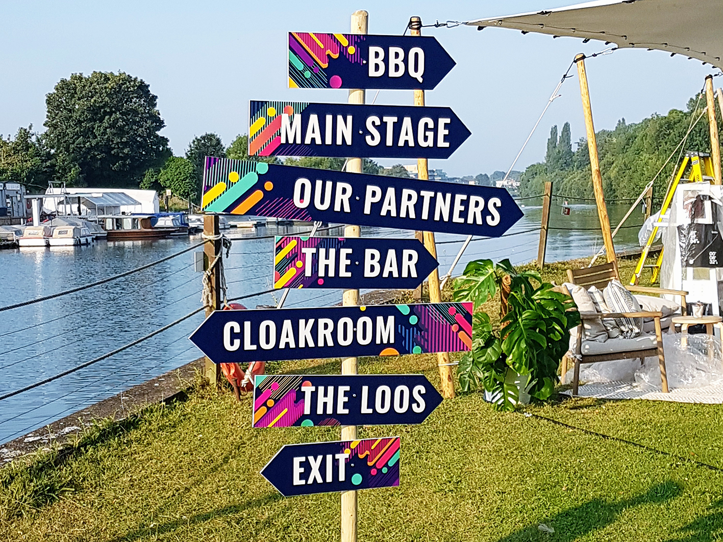event wayfinding signage