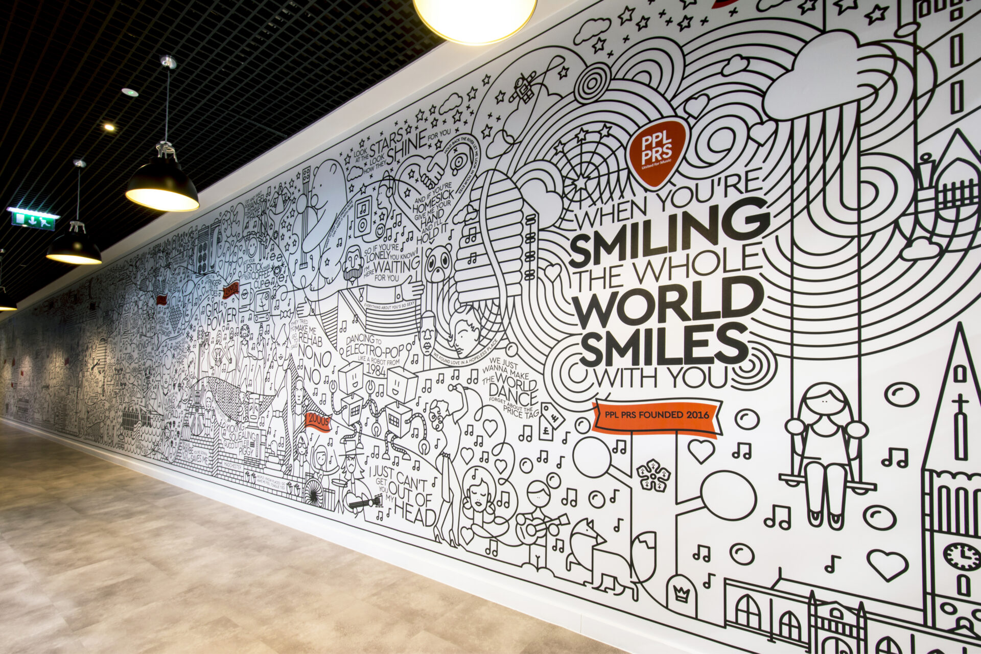 wall murals printed by the graphical tree