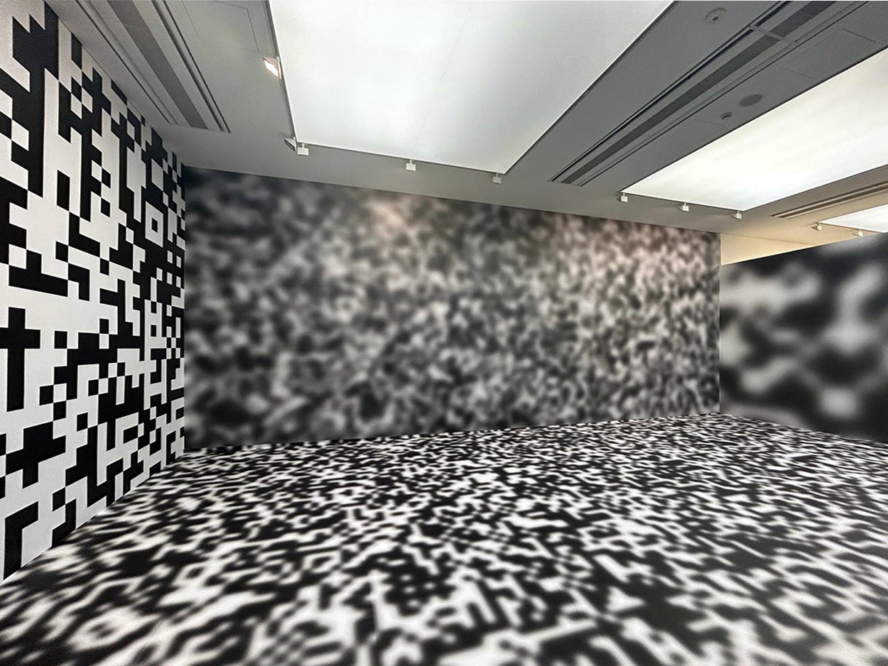 Filipe Pantone printed graphics at the Saatchi Gallery